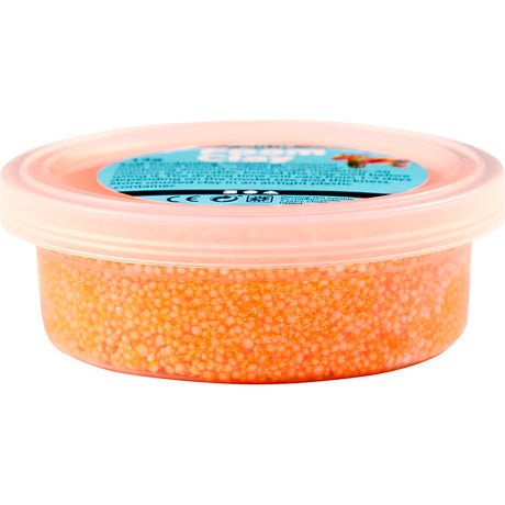 Argile Foam ®, pailletée, orange, 35 gr 1 boîte