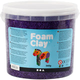 Clay en mousse - violet, 560gr.