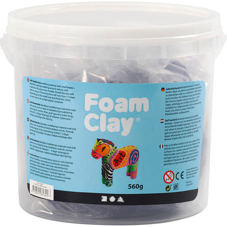 Clay en mousse - violet, 560gr.