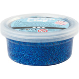 Argile Foam ®, pailletée, bleue, 35 gr 1 boîte