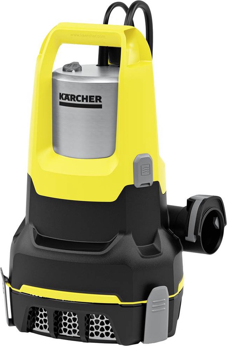 Pompe submersible à capteur de niveau plat Kärcher sp 17 000 - débit d'eau 17 000 l h - aspiration plate jusqu'à 1 mm - granulométrie max. 5 millimètres