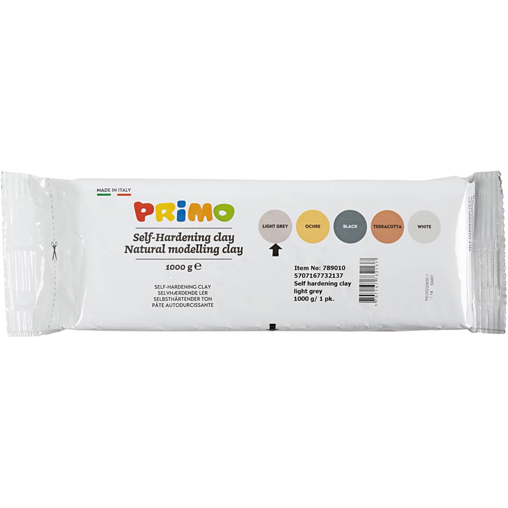 Creativ Company auto-hardening sculpture klei gris clair, 1000gr