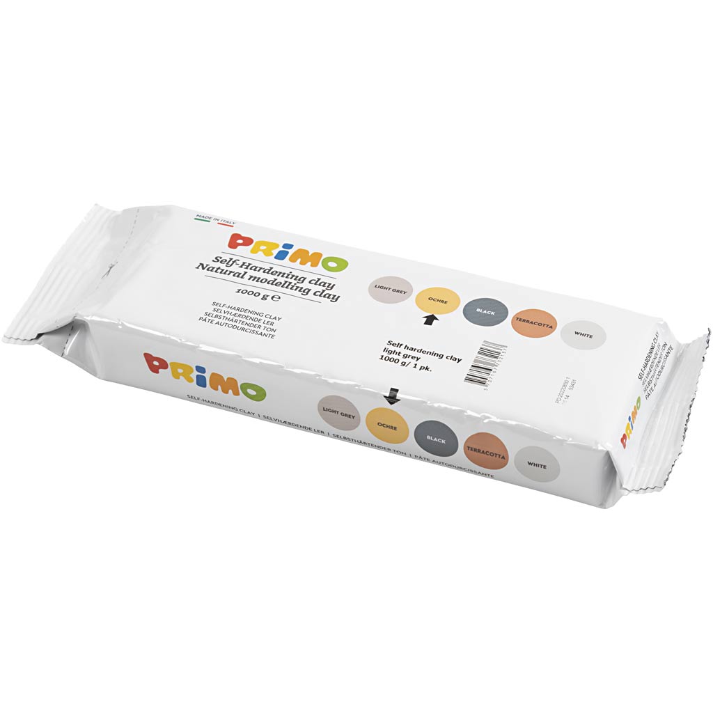 Self -hardening clay, curry color, 1000 gr