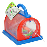 Boîte d'observation d'insectes rouge bleu, 3 pcs.