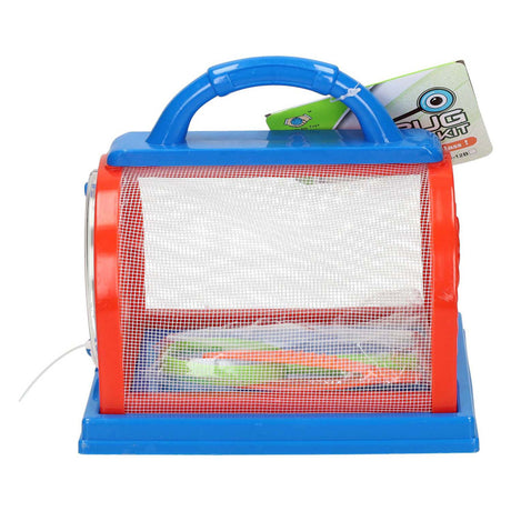 Boîte d'observation d'insectes rouge bleu, 3 pcs.