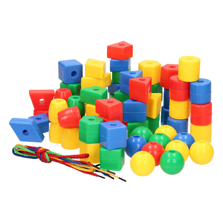 Perles de pêche albatros, jouets méga perles dans une boîte de rangement 69 pièces.