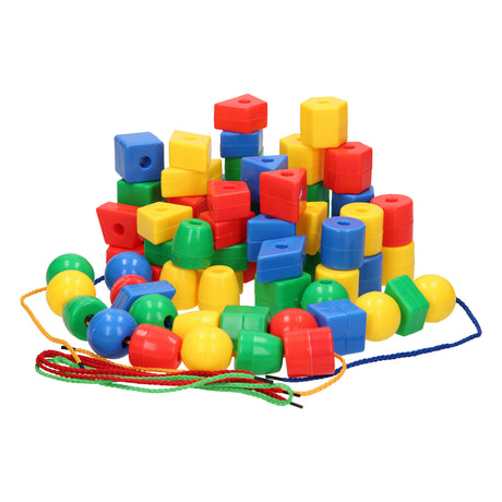 Perles de pêche albatros, jouets méga perles dans une boîte de rangement 69 pièces.