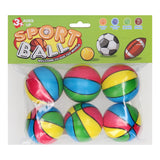 Foamballen basketbal, 6st.