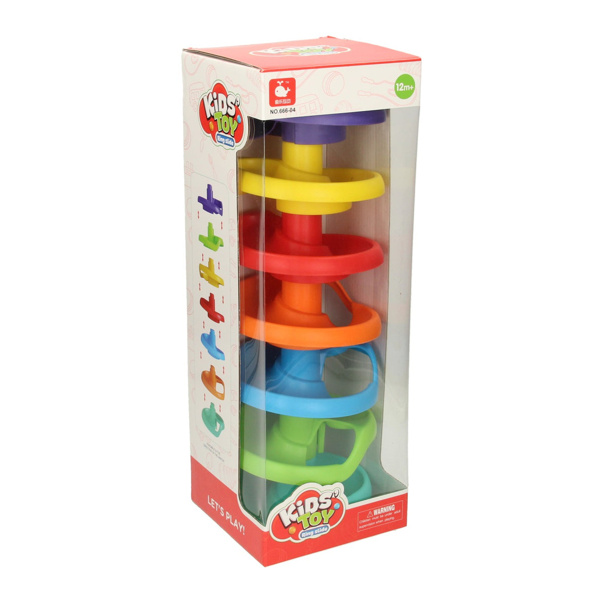 Jouet tour à billes Lobbes pour bébés - coloré et éducatif.
