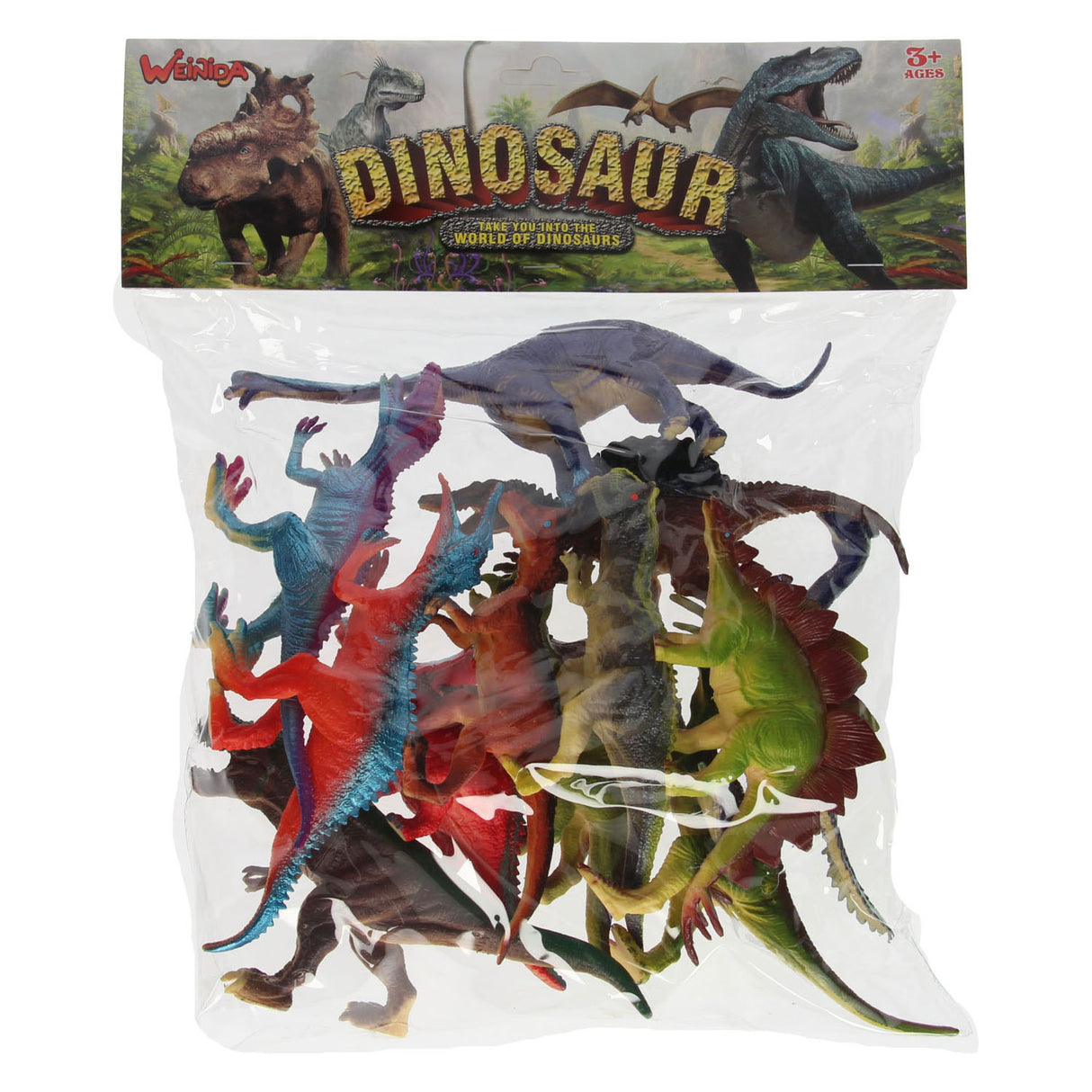 Jouets Lobbes, par exemple dinosaures, 12 pcs.