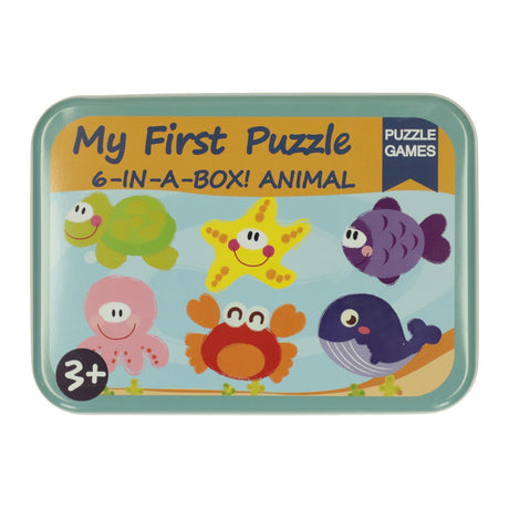 Jouets Lobbes, par exemple mes 6 premiers puzzles en canette - Monde sous-marin