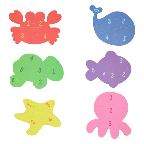 Jouets Lobbes, par exemple mes 6 premiers puzzles en canette - Monde sous-marin