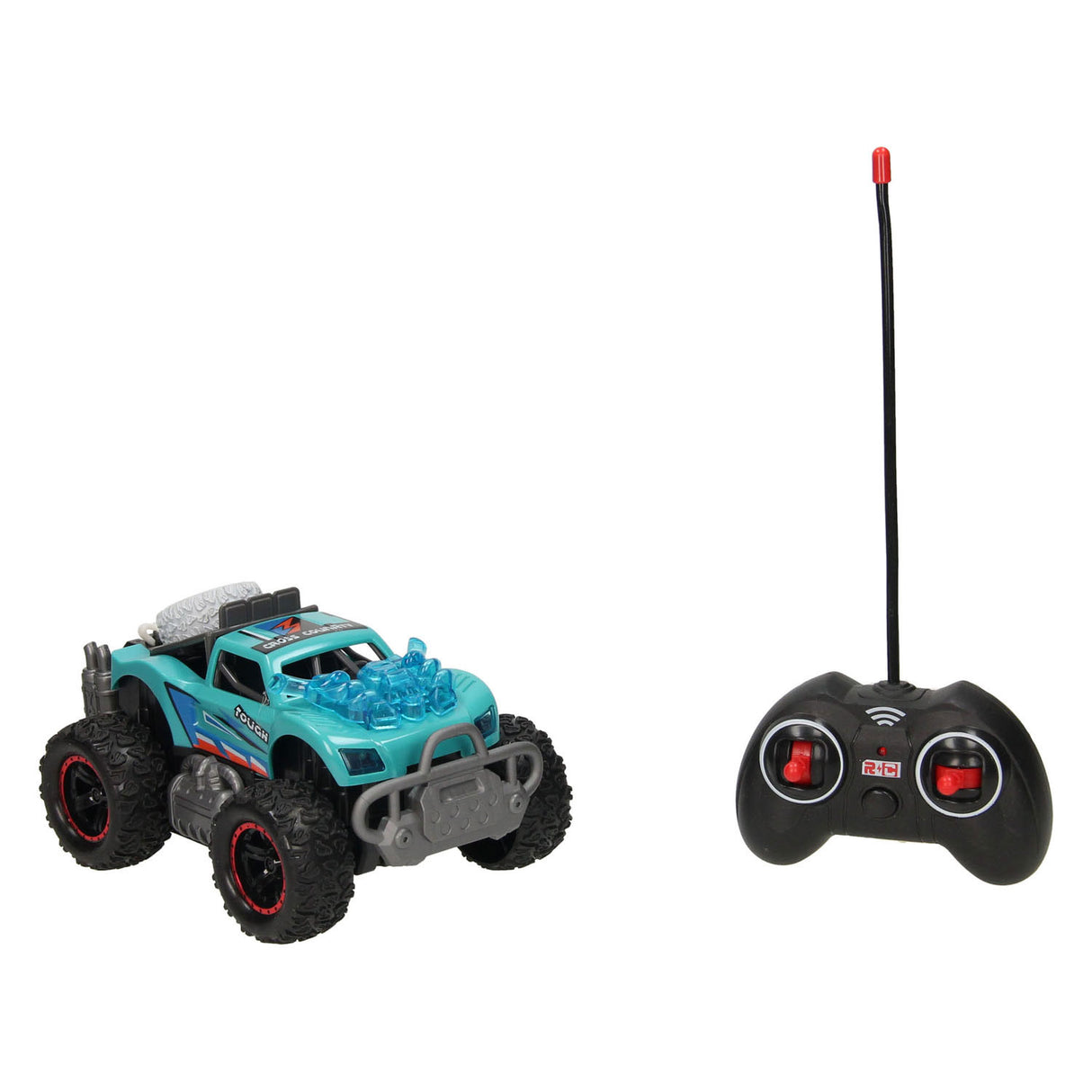 Voiture de course RC avec fonction de fumée légère