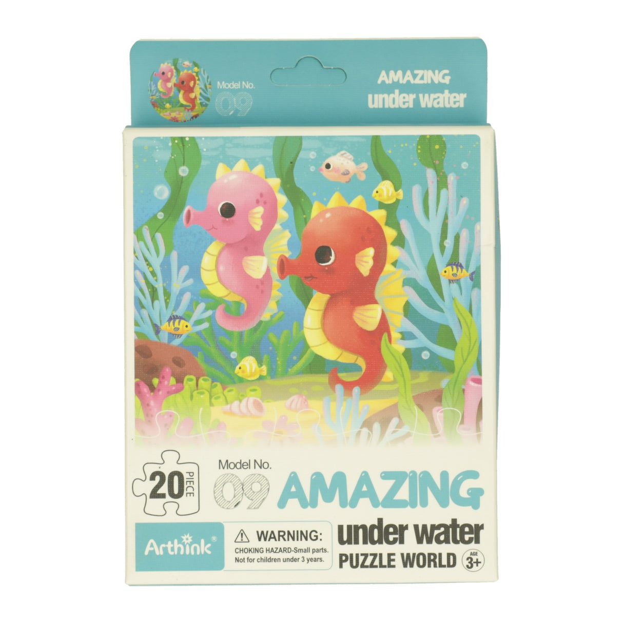 Mini puzzle monde sous-marin, 20 pcs.