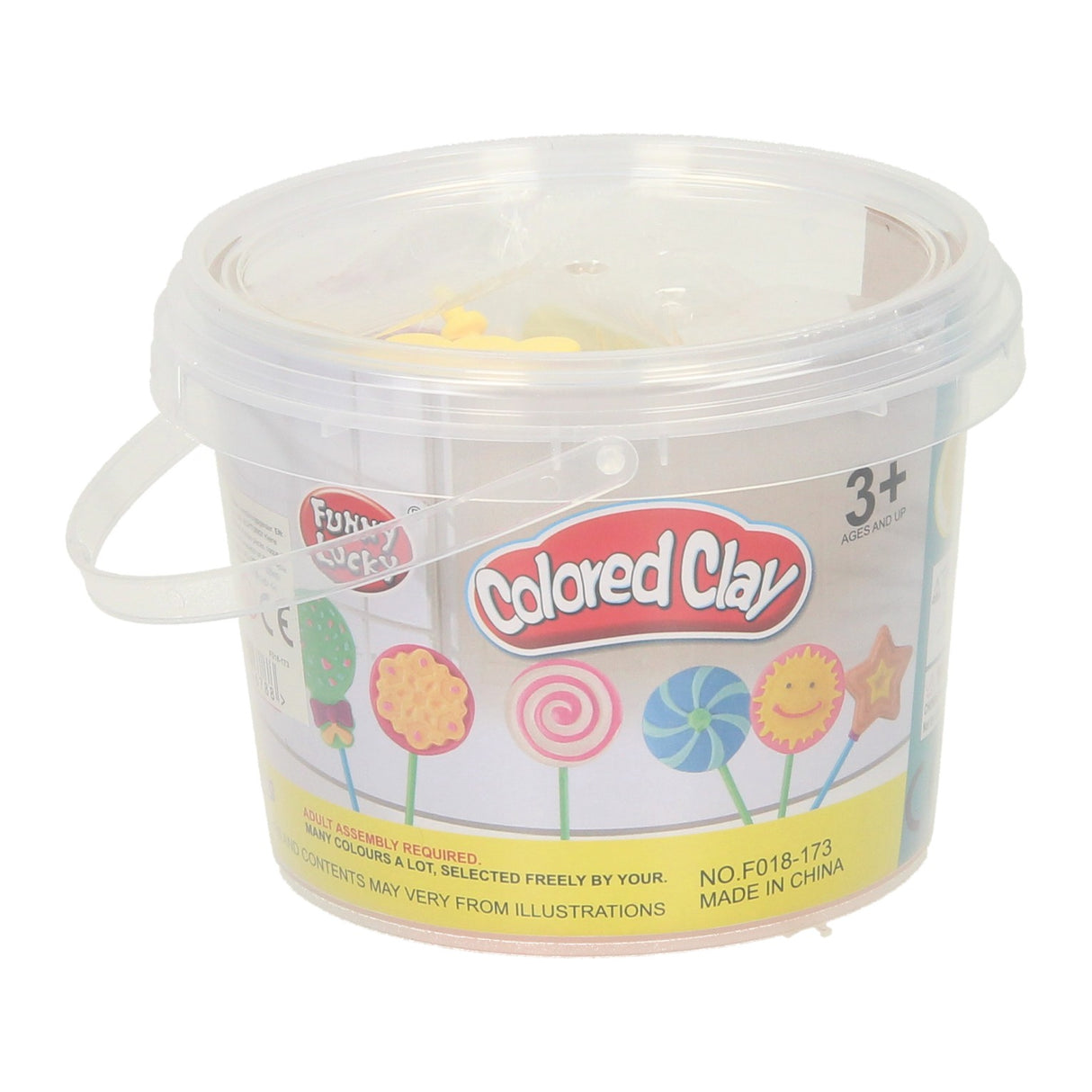 Hacer lollipops de kleiset en caja de almacenamiento