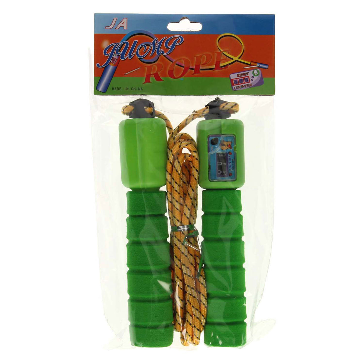Corde à sauter bicolore avec contre-couleur