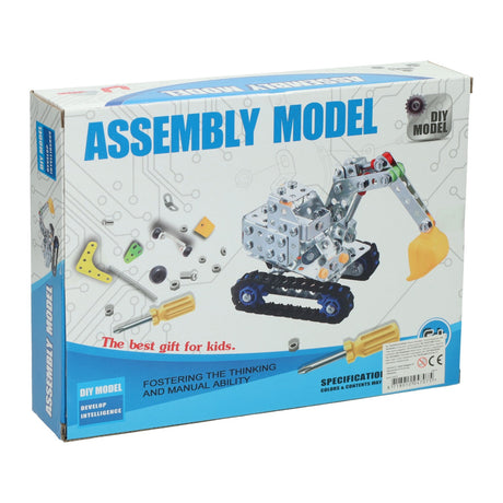 Jeu de construction pelle en métal, 227 pièces.