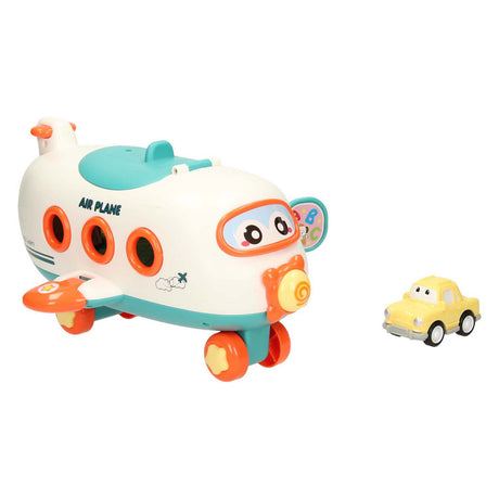 Lobbes Toys BV Set de jeu Avion de passagers avec véhicules