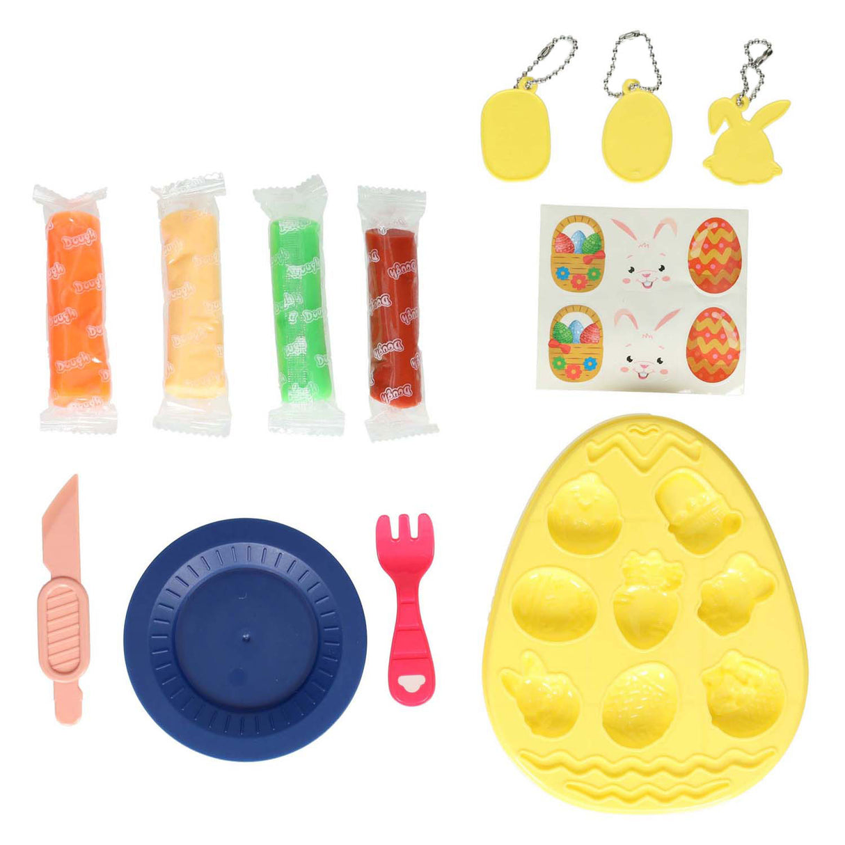 Set d'argile de Pâques - 4 couleurs d'argile