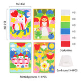 Kit d'artisanat de princesse de collage de mosaïque
