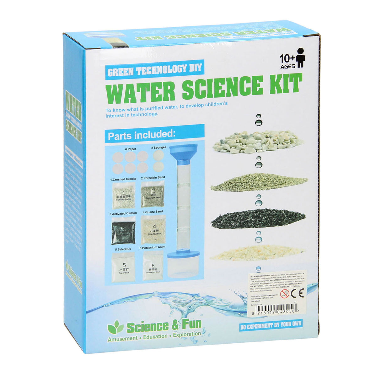 Kit d'expérimentation en science de l'eau