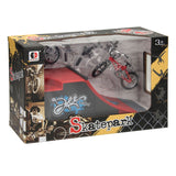 Kit de vélo de cascade à doigts avec rampe
