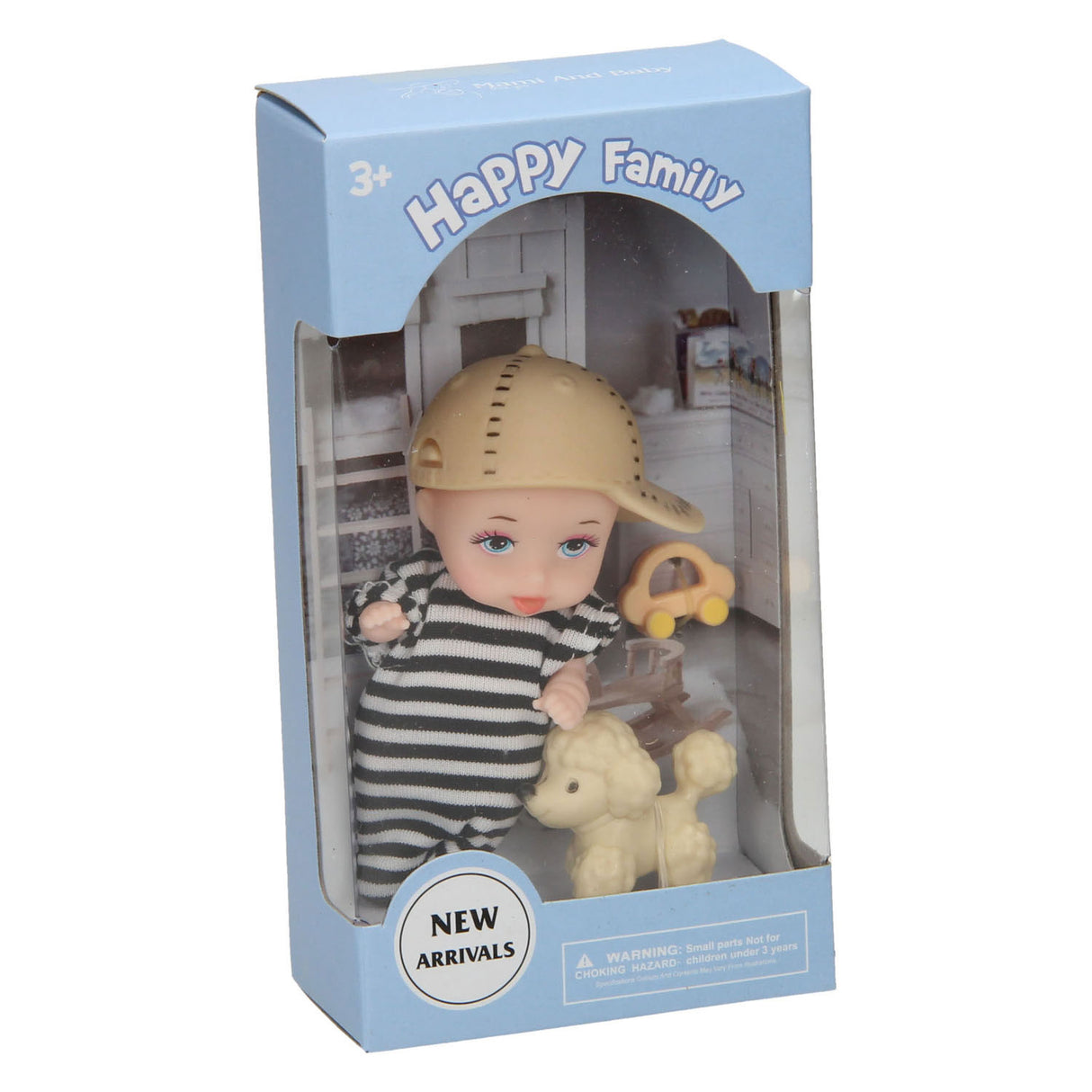 Ensemble de poupée avec mini-poupée ami de compagnie