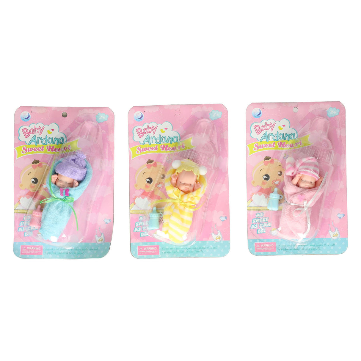 Mini poupée en tissu d'emballage