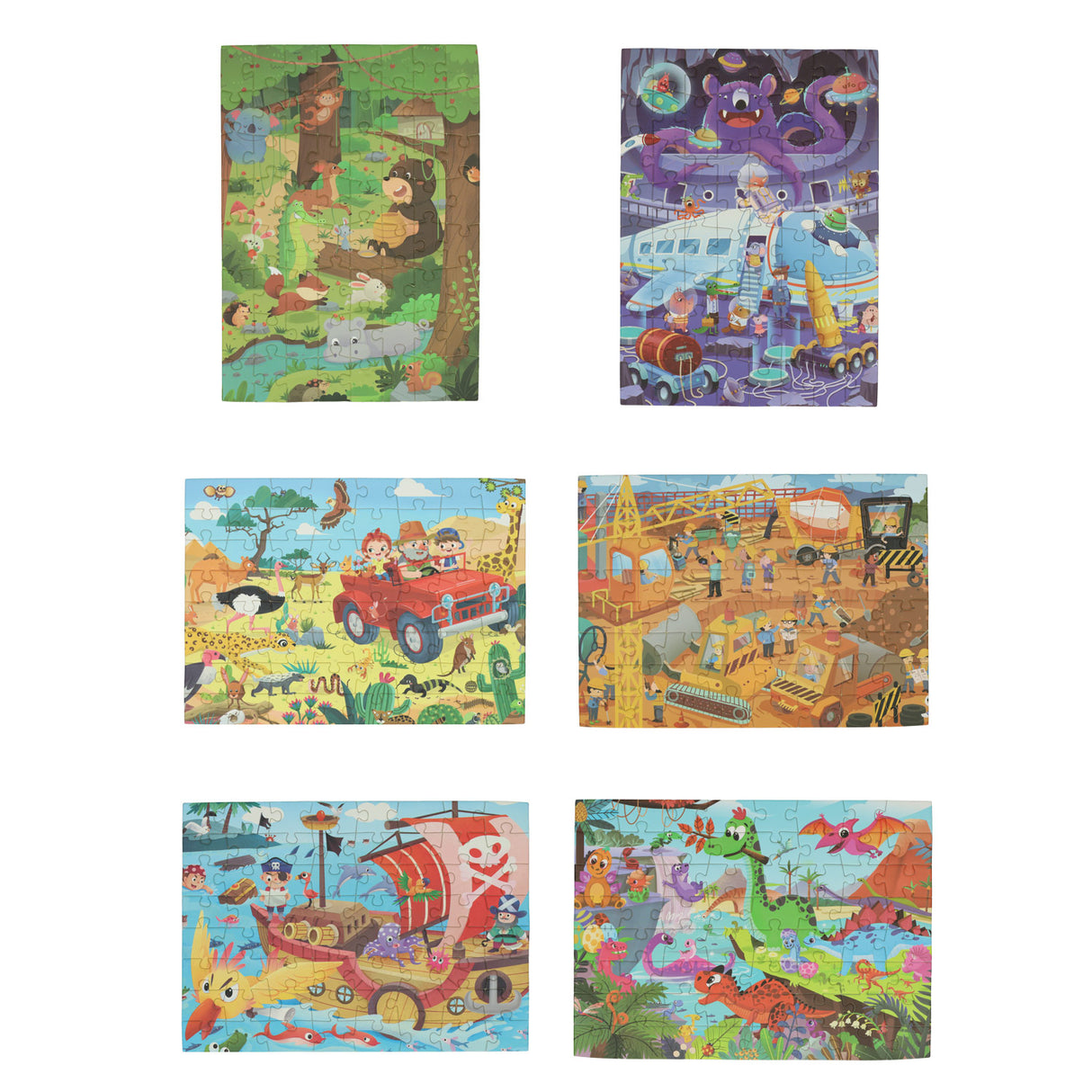 Thème mini puzzle, 64 pièces.