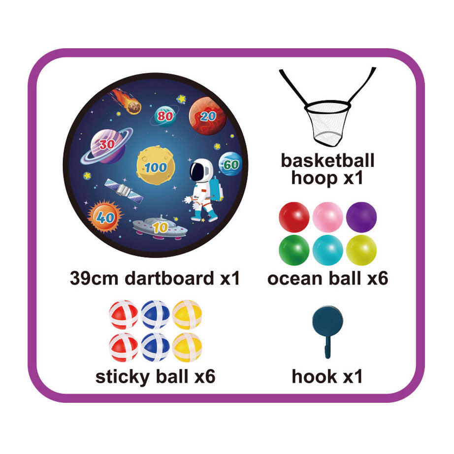 Jeu de fléchettes Velcro voyage dans l'espace