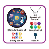 Jeu de fléchettes Velcro voyage dans l'espace
