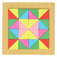 Houten tangram driehoeken