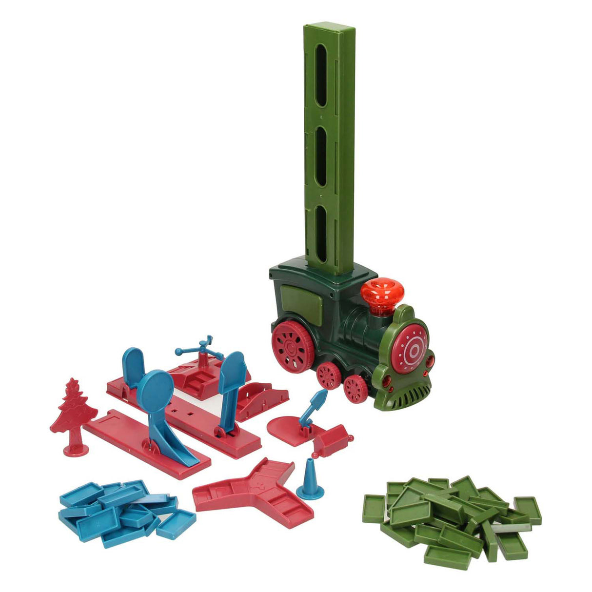 Jeu de dominos avec train, 129 pcs.