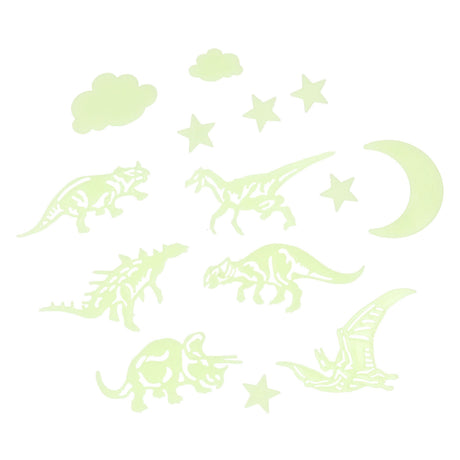 Dinosaures qui brillent dans le noir, 16 pcs.