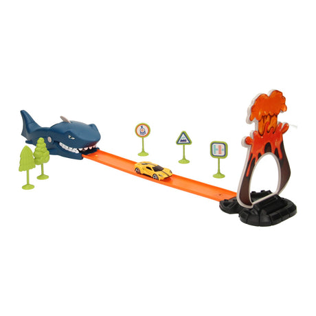 Ensemble de piste de lancement de voiture Shark