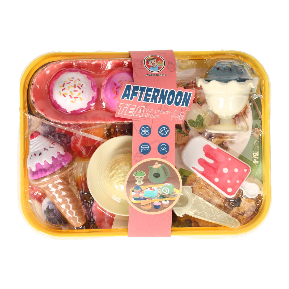Plateau de jeu de glaces alimentaires, 10 pcs.