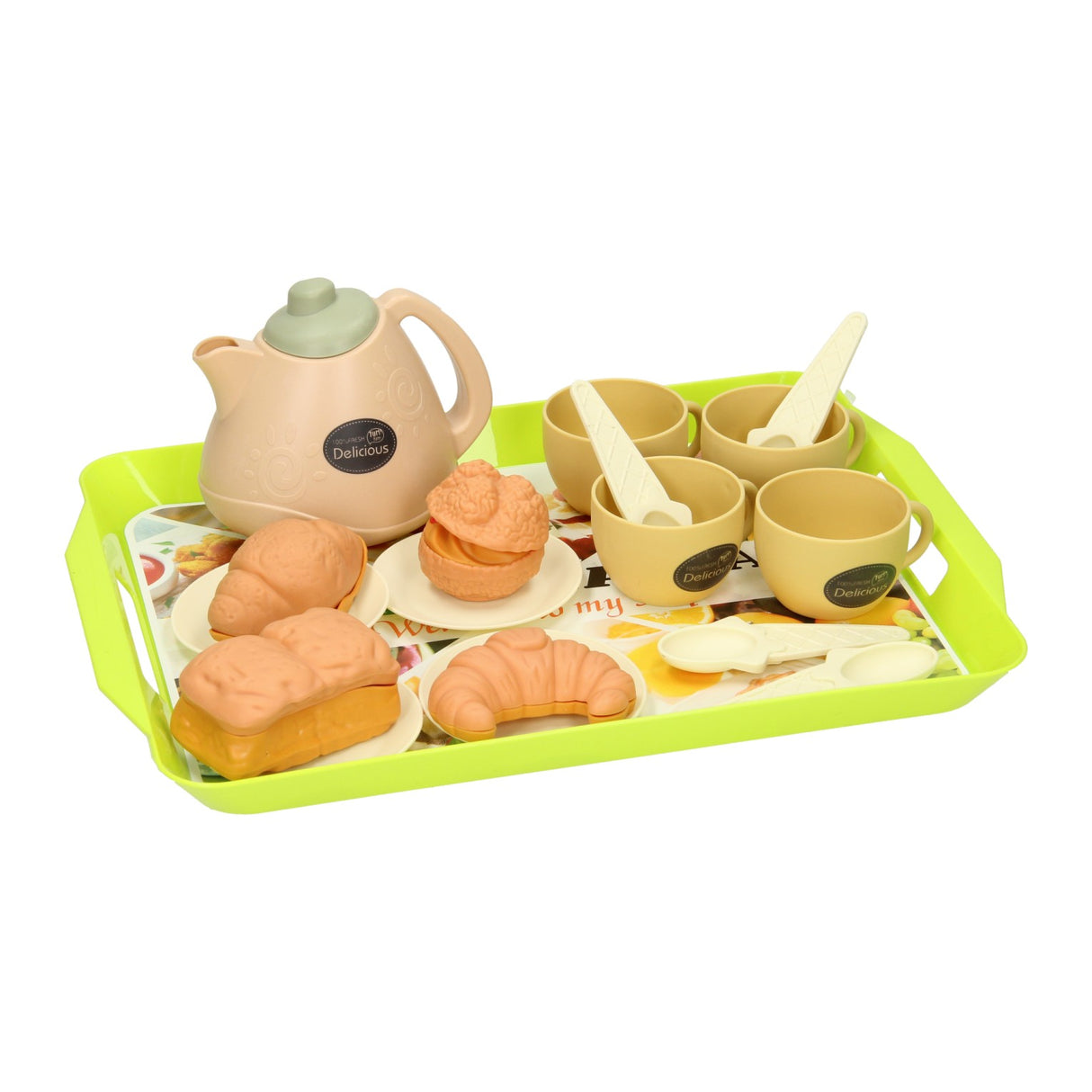 Tray Playets Frühstück und Tee -Set