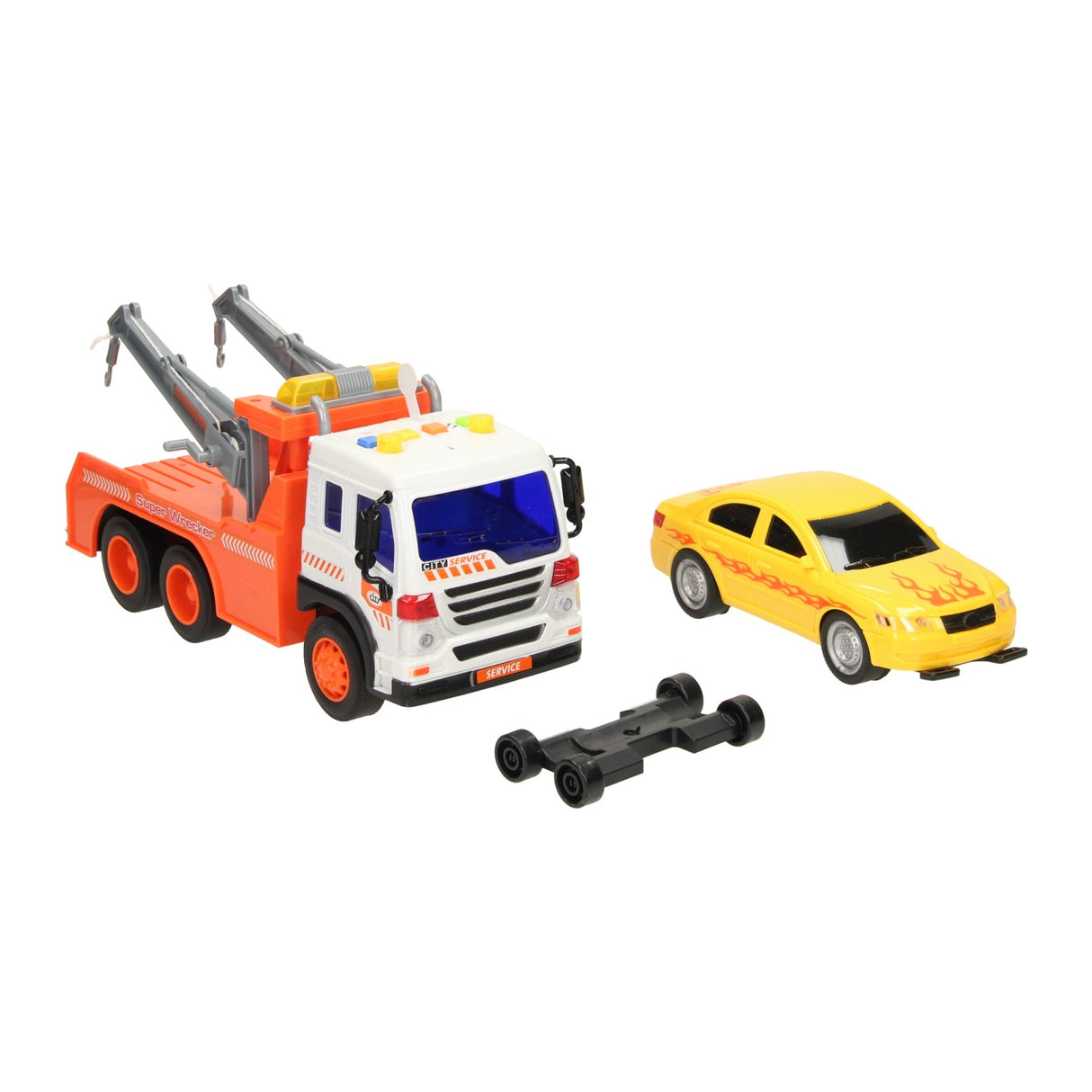 Véhicule de dépannage pour camion avec lumière et son