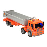 Camion avec son lumineux de conteneur à déchets