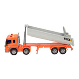 Camion avec son lumineux de conteneur à déchets