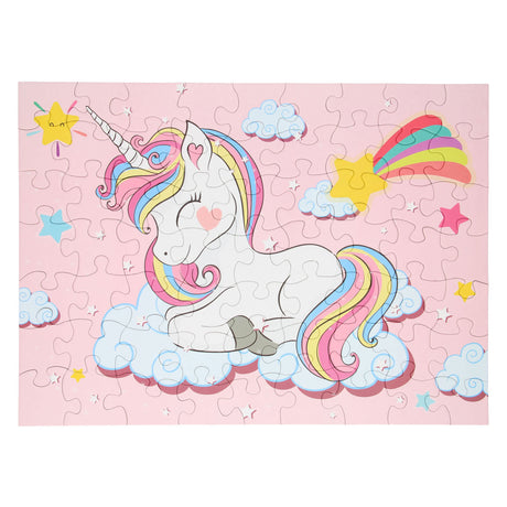 Lobbes jouets par exemple Lobbes puzzle licorne carton 63 pièces puzzle fantaisie enfants.