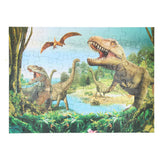 Puzzle monde dinosaure, 63 pièces.