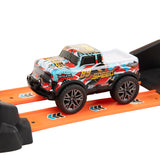 Jouets Lobbes, par exemple piste de lancement de voiture avec pompe à pied