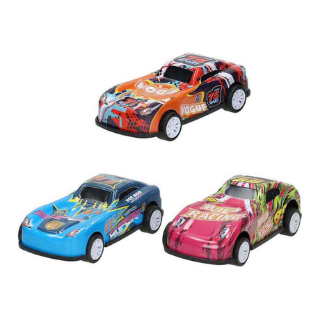 Lobbes jouets, par exemple, voiture de course backflip pull back set - 3 pcs.