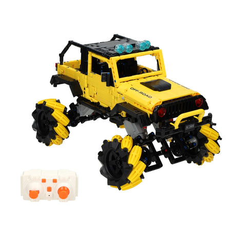 Lobbes Toys BV Happy Build Ensemble de blocs de construction RC contrôlables camionnette – 1490 pièces.