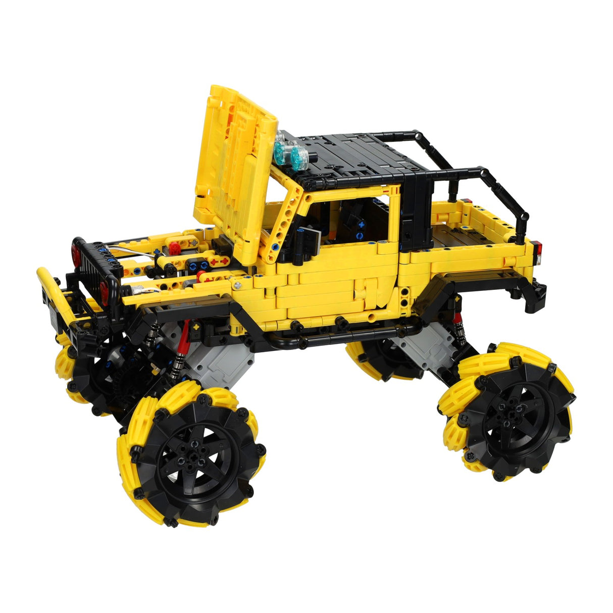 Lobbes Toys BV Happy Build Ensemble de blocs de construction RC contrôlables camionnette – 1490 pièces.