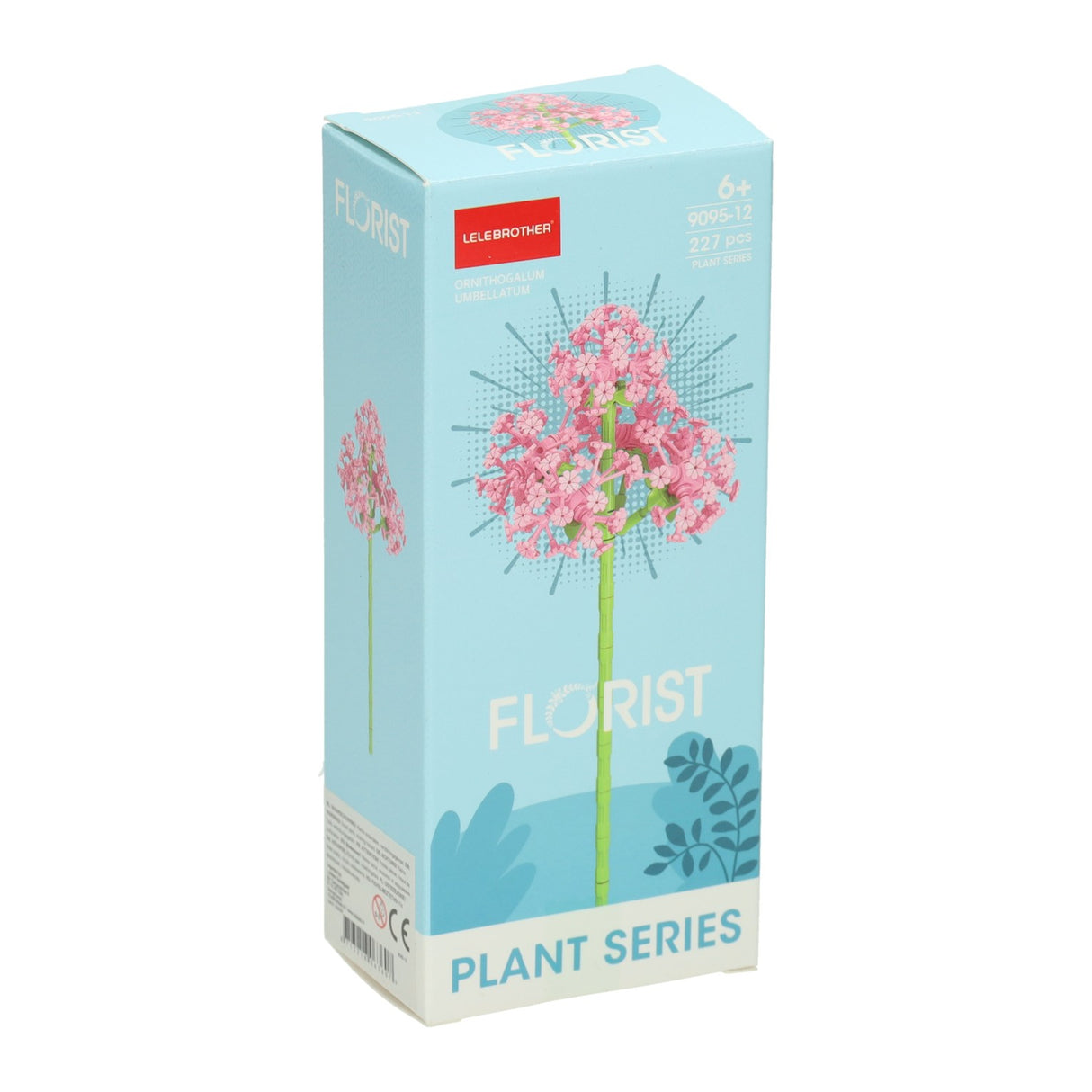 Jeu de construction de fleurs rose - 227 pièces.