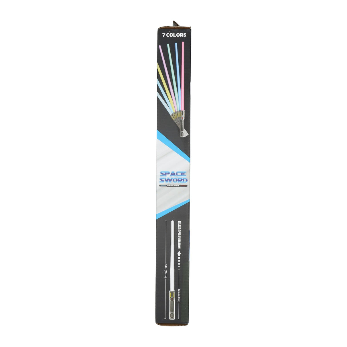 Épée spatiale avec lumière et son - 2 pcs.