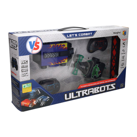 Lobbes Toys BV Robots de combat contrôlés RC - ensemble de 2 robots et arène