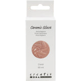 Creativ company vernis céramique, 984-1101 °c, opaque, corail, 60 ml 1 flacon